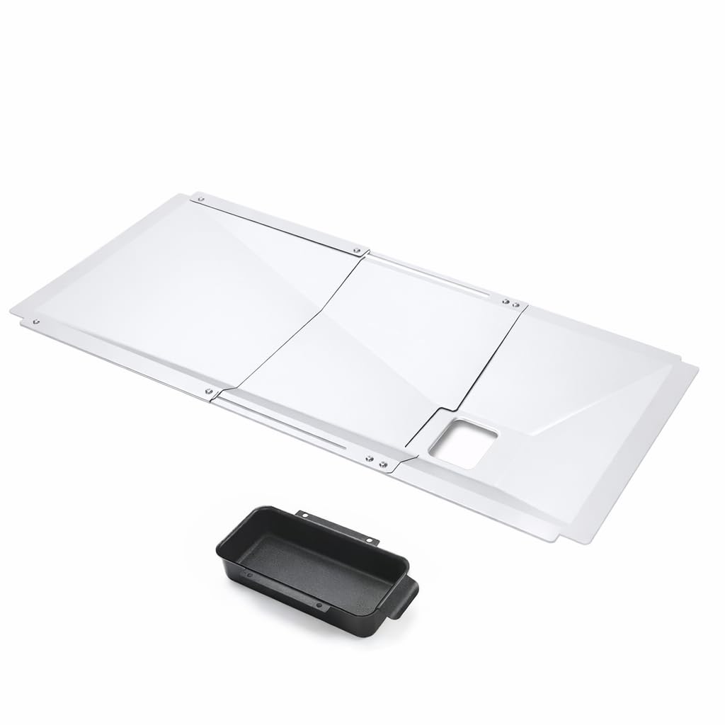 Universal Grease Tray with Catch Pan Adjustable Drip Pan for Gas Grill R930937