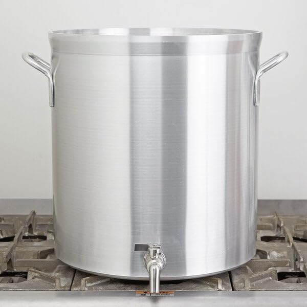 60 Qt Heavy Duty Aluminum Stock Pot with Faucet H168