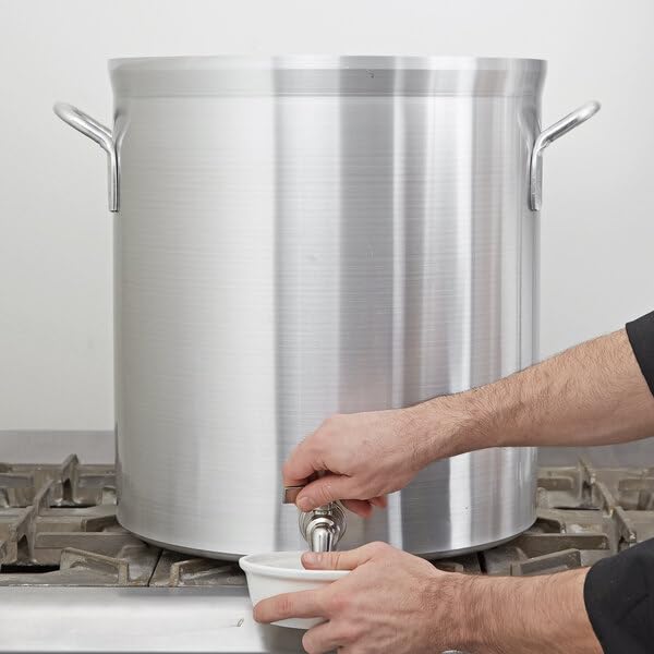 60 Qt Heavy Duty Aluminum Stock Pot with Faucet H168
