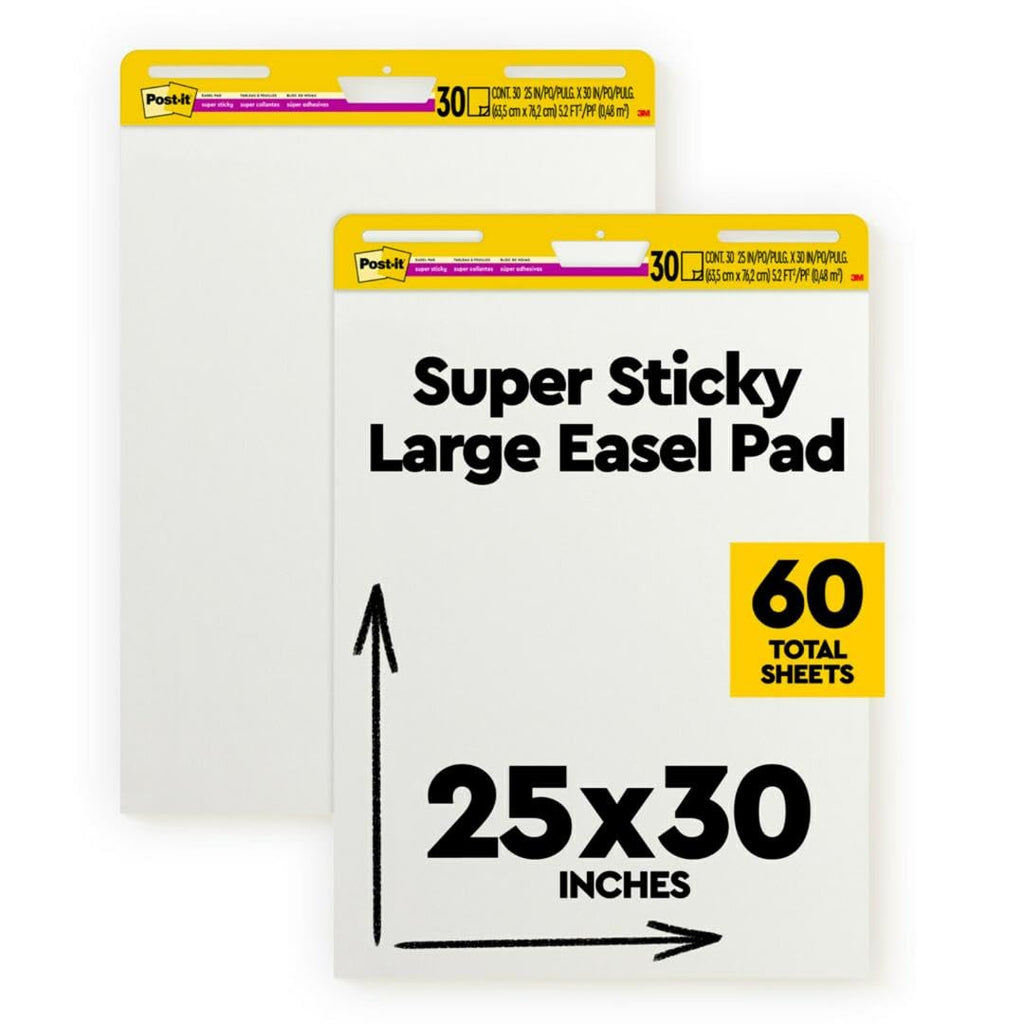 White Easel Pad, 2 Pads W891