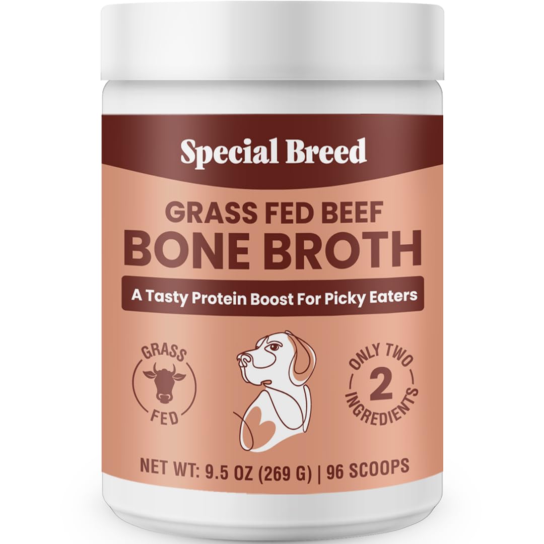 Grass Fed Beef Bone Broth Powder for Dogs and Cats 9.5oz R43594