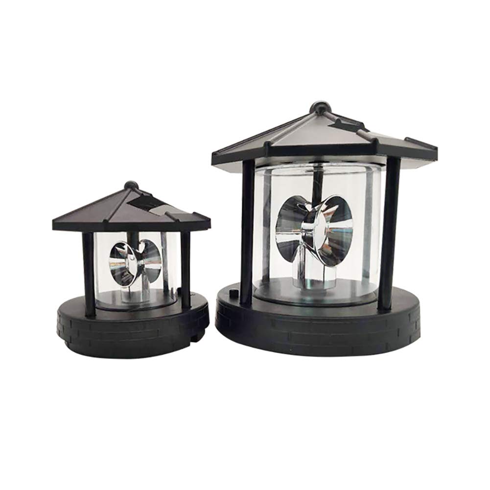 Solar Rotating Lighthouse Beacon Lamp H391