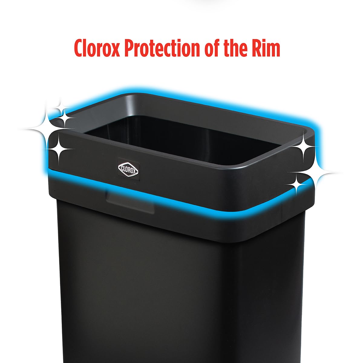 Slim Open Top Stainless Steel Trash Can, Matte Black, 13 Gal / 50L R3655