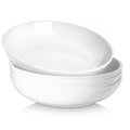 9.75" 50 Ounces Ceramic Pasta Bowls Set of 4 White F195085