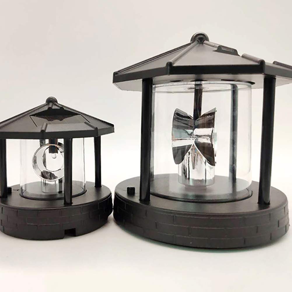 Solar Rotating Lighthouse Beacon Lamp H391