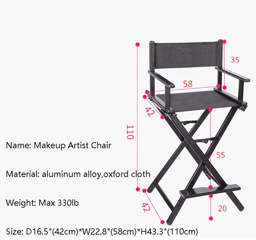 Portable Aluminum Folding Makeup Chair I42445