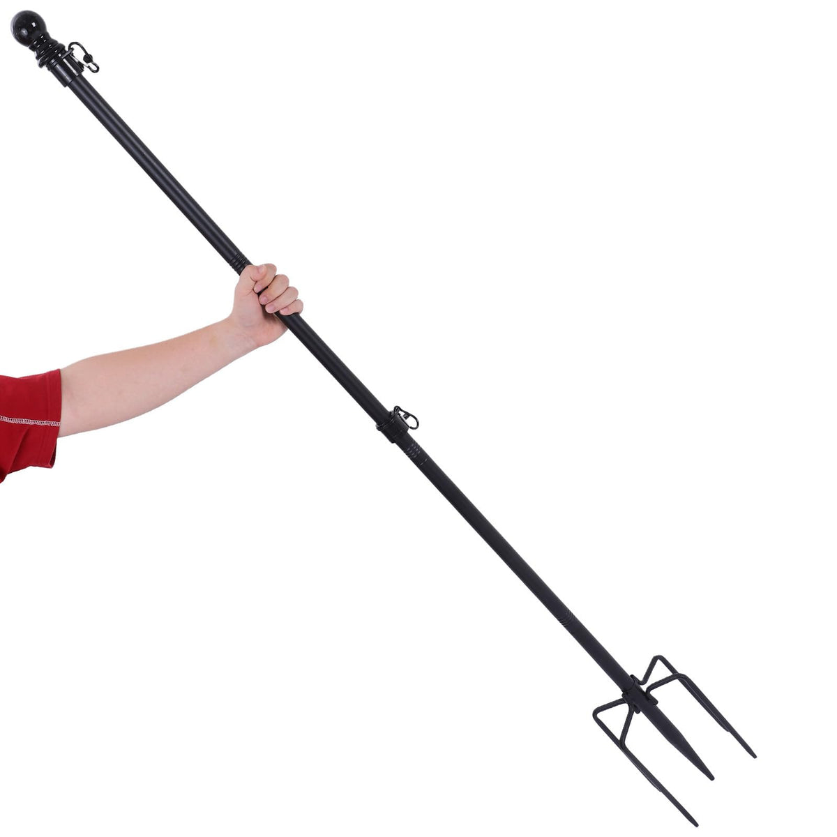 Stainless Steel Flag Pole Holder with 5 Prongs M5406