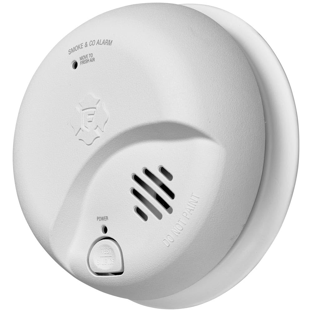 Hardwire Combination Smoke & Carbon Monoxide Alarm with Battery Backup, 5 Pack C68320