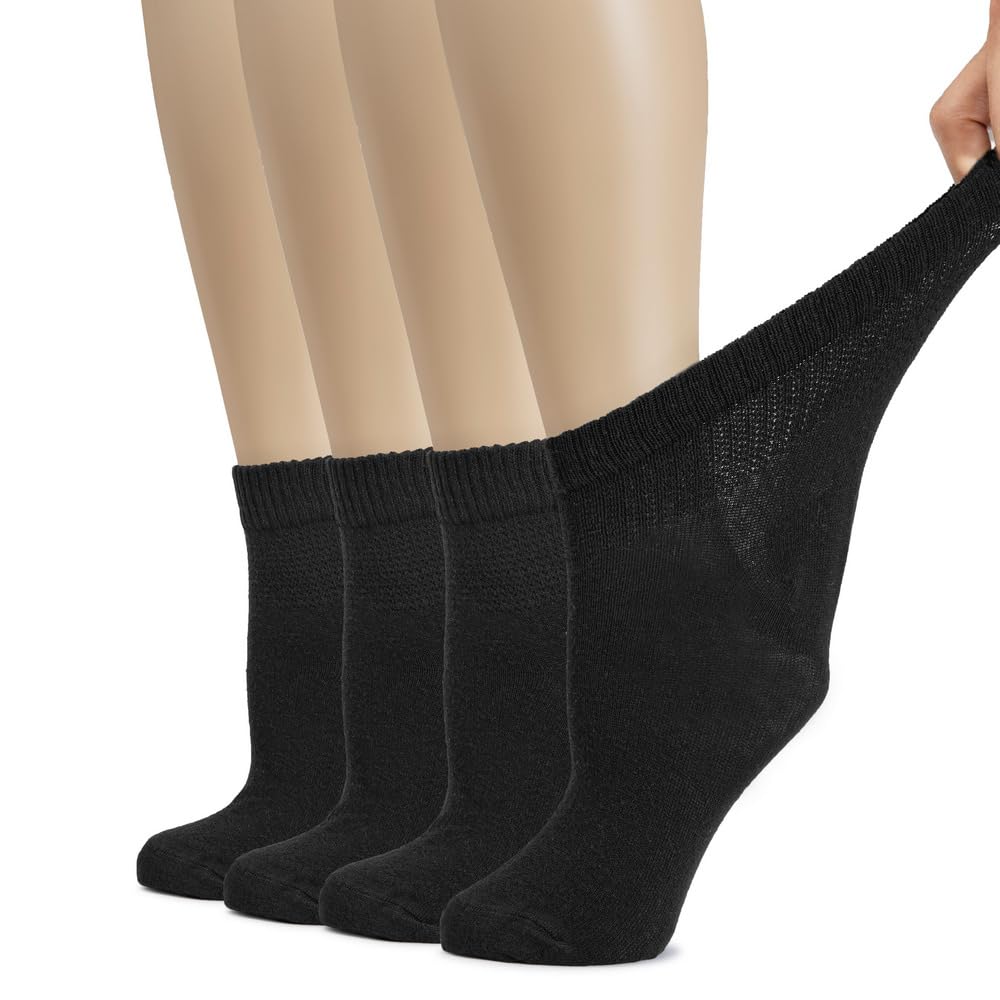 Cotton Ankle Socks Women 4-8 Pairs P725
