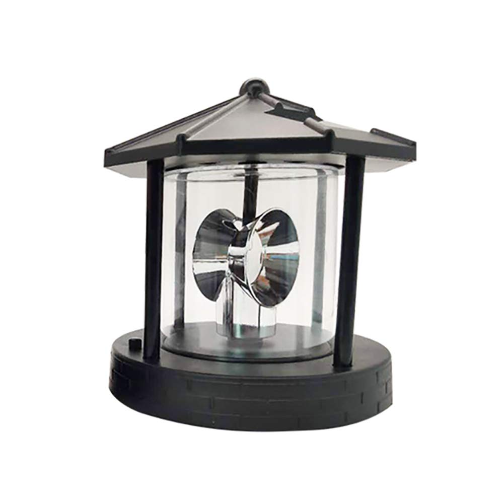 Solar Rotating Lighthouse Beacon Lamp H391