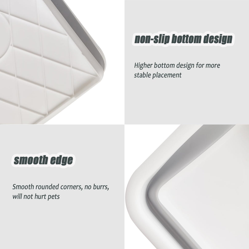 Collapsible Low Entry Small Cat Litter Box S8116