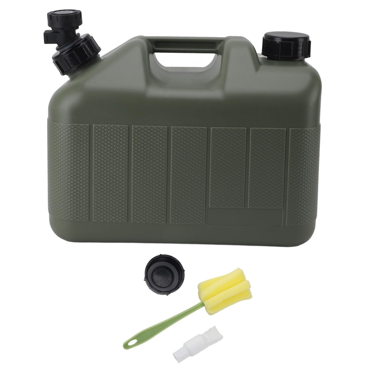 10L Green Portable Water Container with Faucet V332451