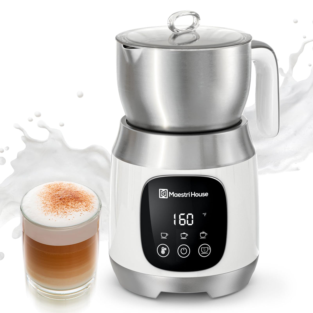 Milk Frother and Steamer 21oz/600mL M910443