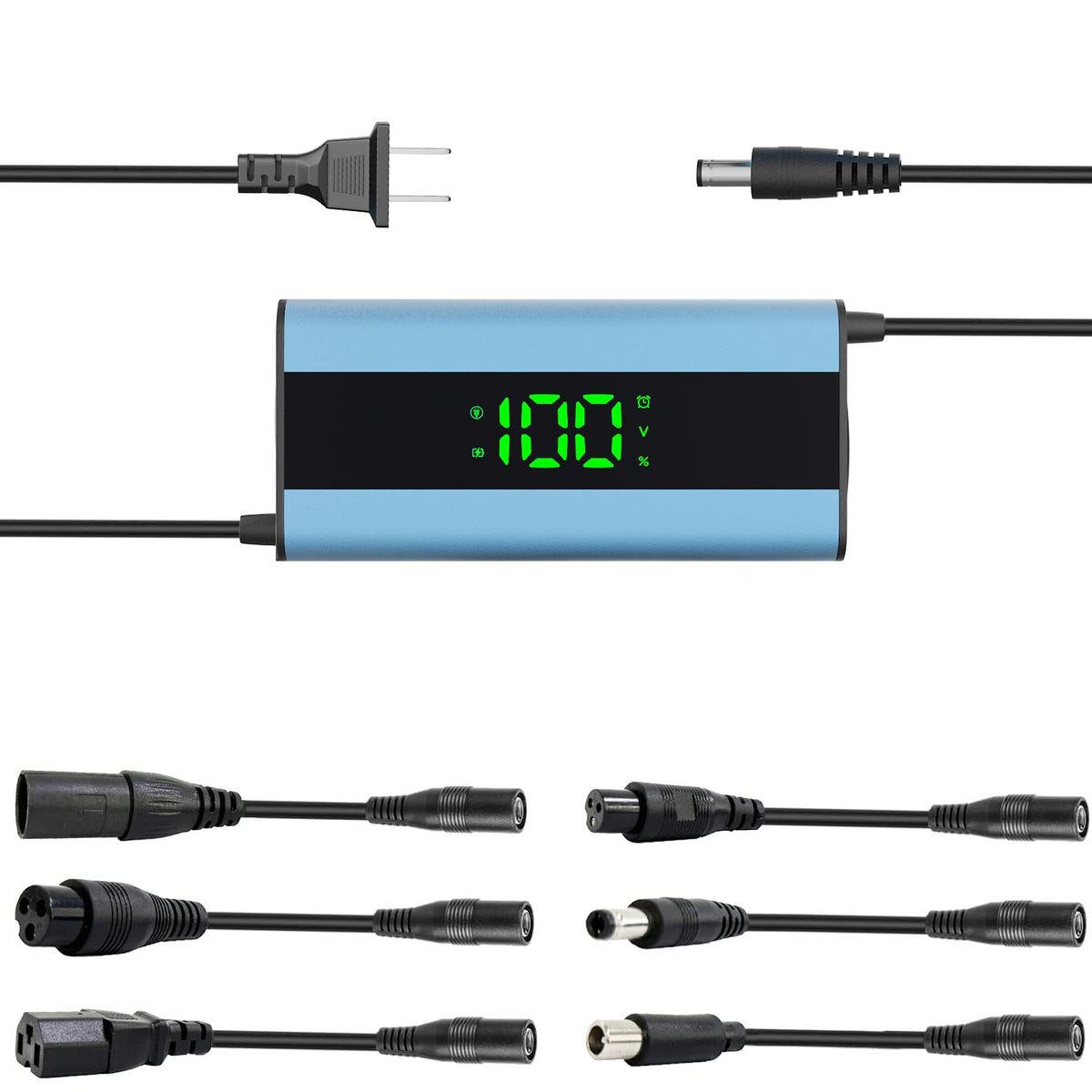 54.6V 3A Electric Scooter Charger 6 in 1 Plugs I526104