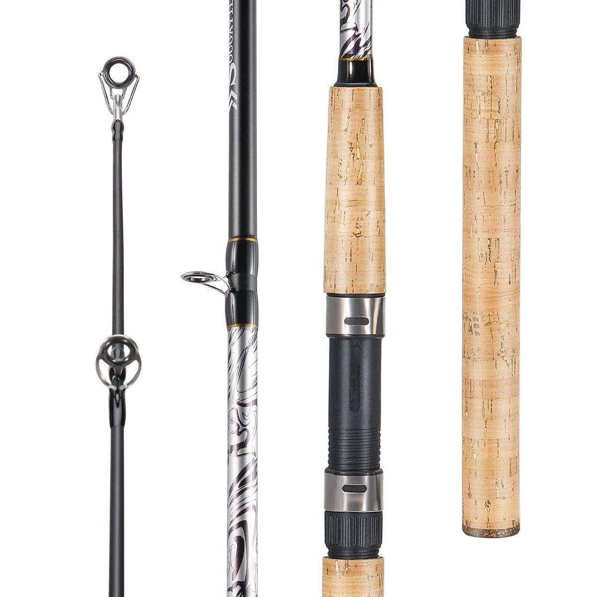 Carbon Glass Composite Fishing Rod with Stainless Steel Line Guides T47489
