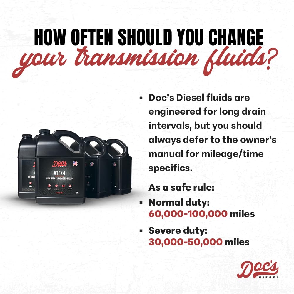 High Mileage Full Synthetic Automatic Transmission Fluid, 1-Gallon S3238