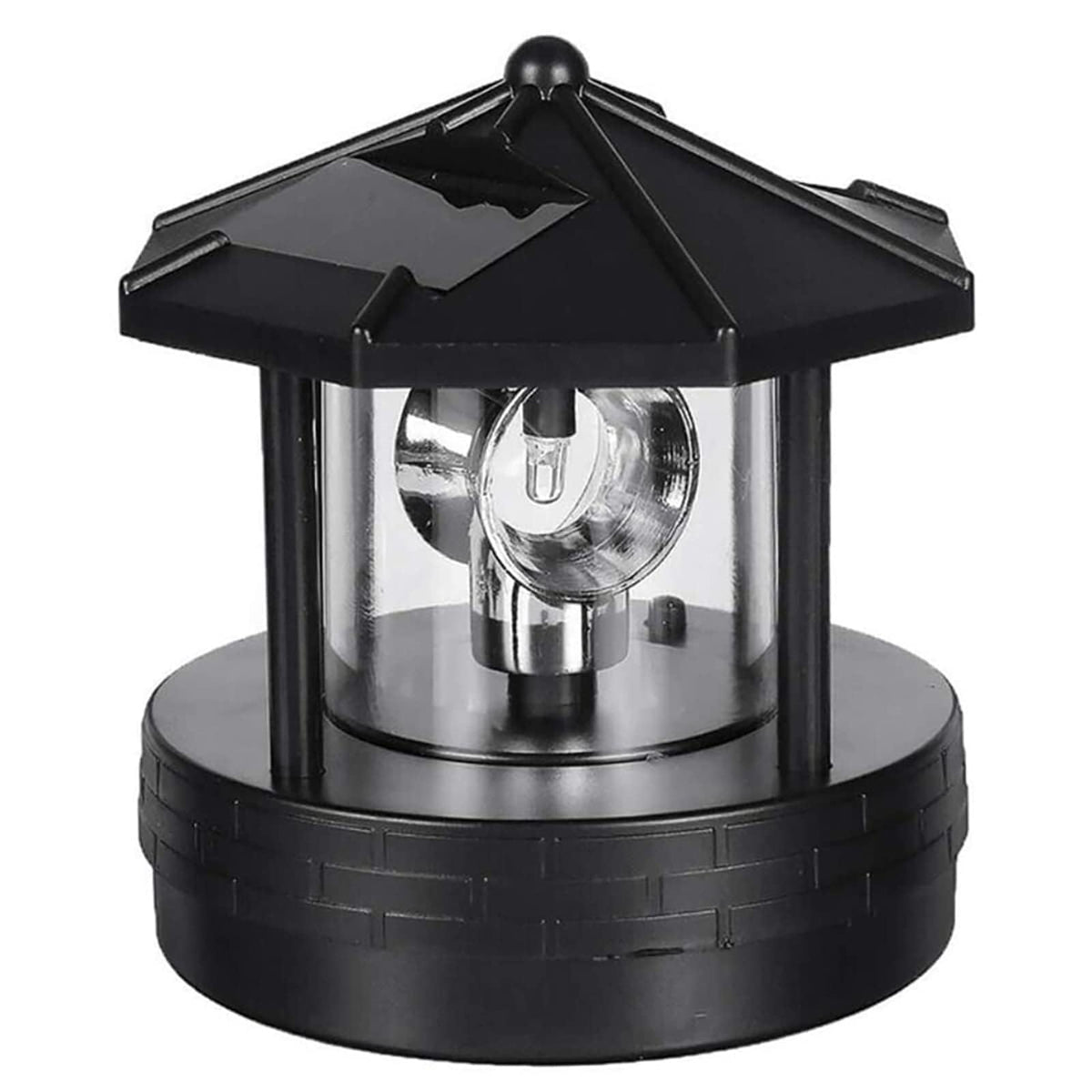 Solar Lights Outdoor LED Rotating Lighthouse Lamp T424729