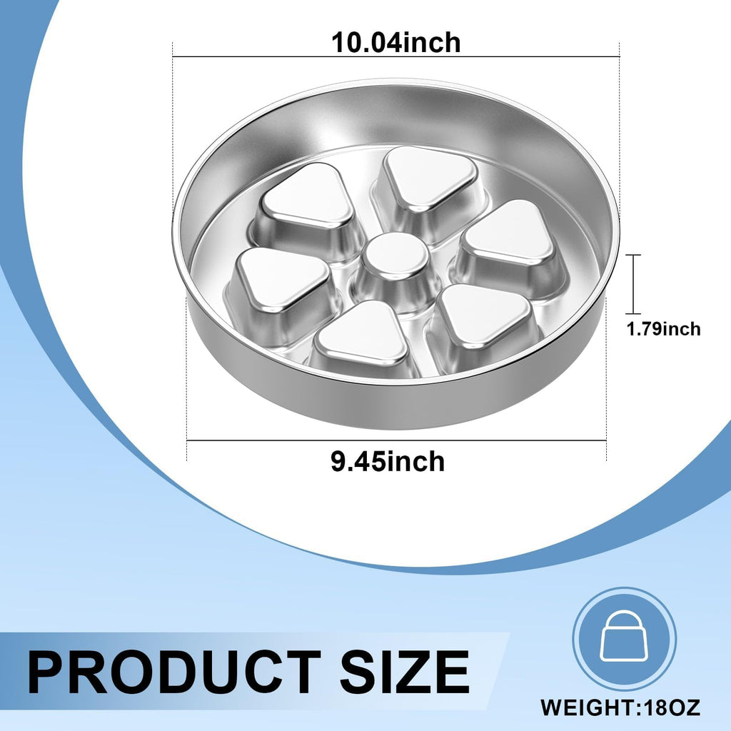 304 Stainless Steel Slow Feeder Dog Bowl P7681