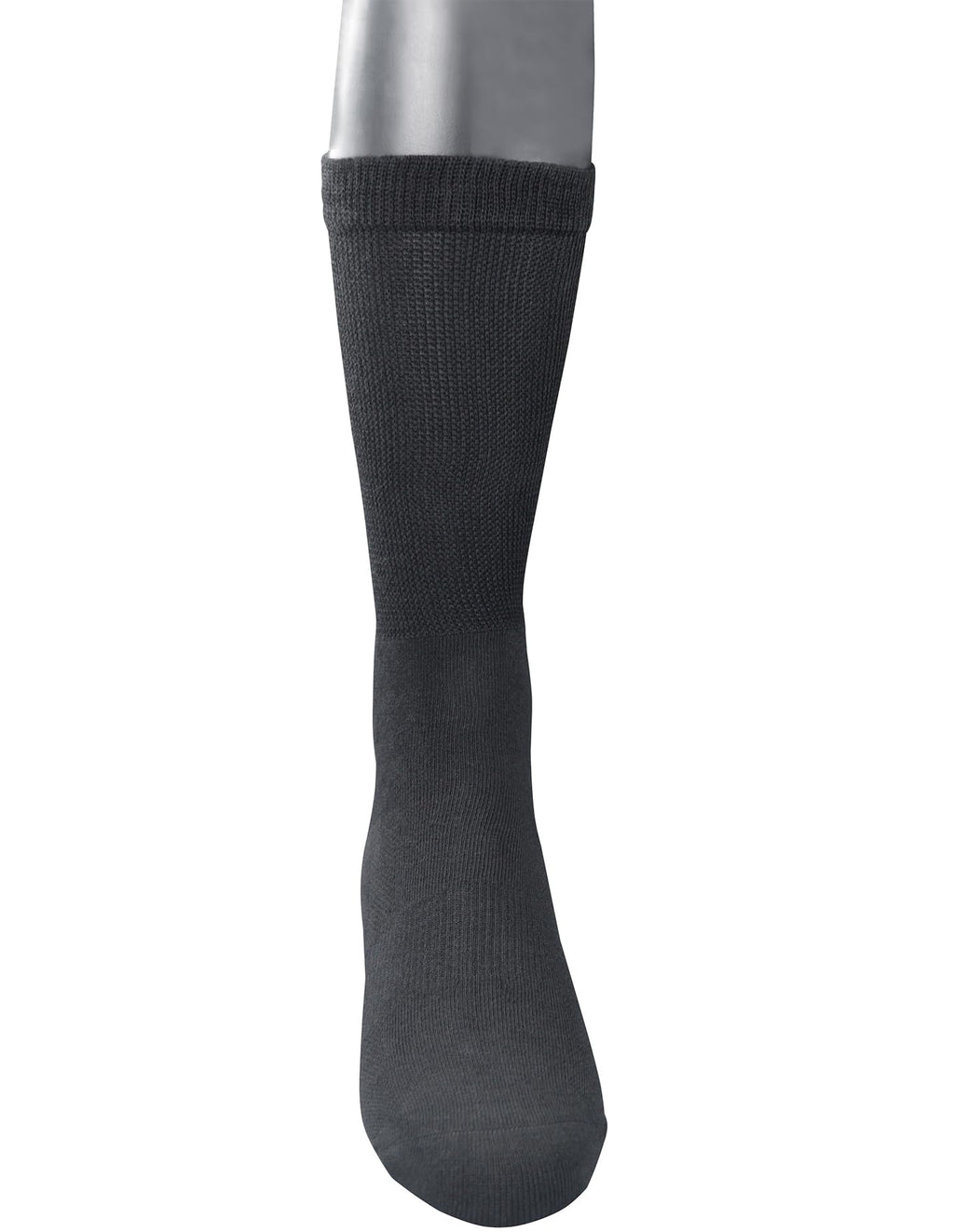 Men's 6 Pairs Bamboo Rayon Breathable Mid-Calf Socks with Arch Support K7297