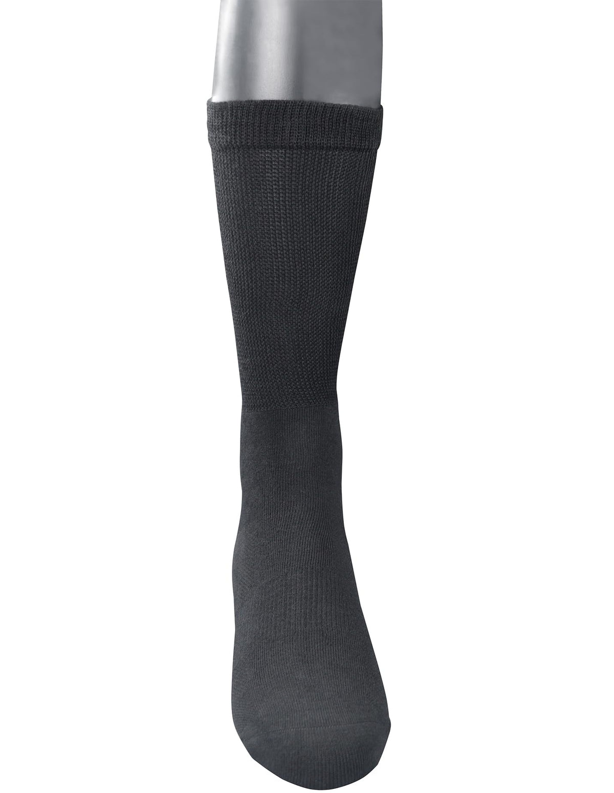 Men's 6 Pairs Bamboo Rayon Breathable Mid-Calf Socks with Arch Support K7297
