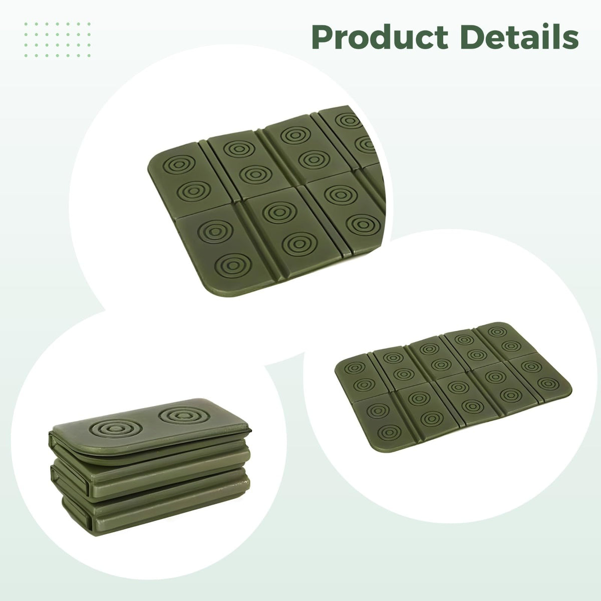 2 Pcs Waterproof Folding Foam Mats T809084