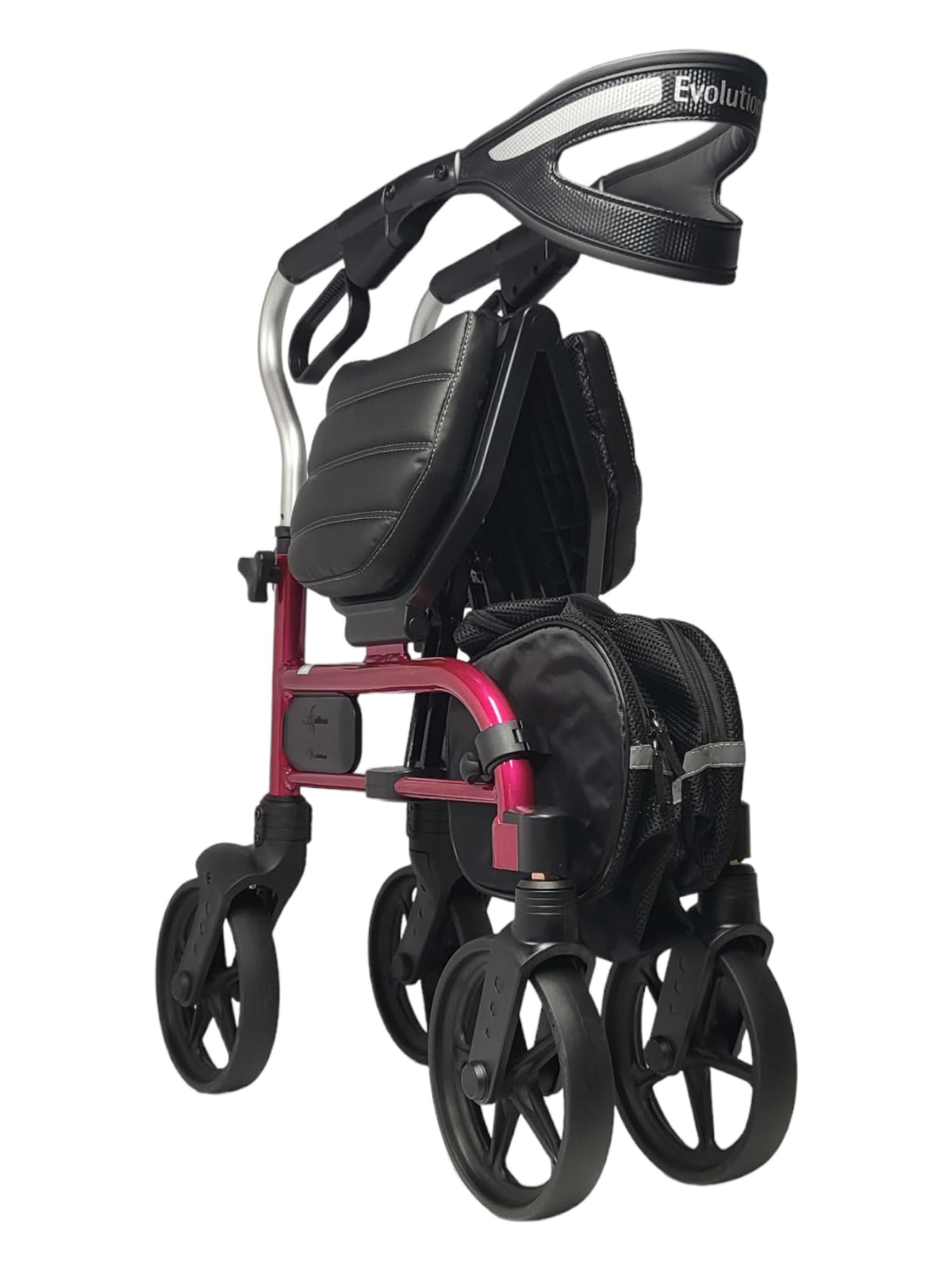 Lightweight Walker Rollator with Seat, Wheels, Brakes Y9444