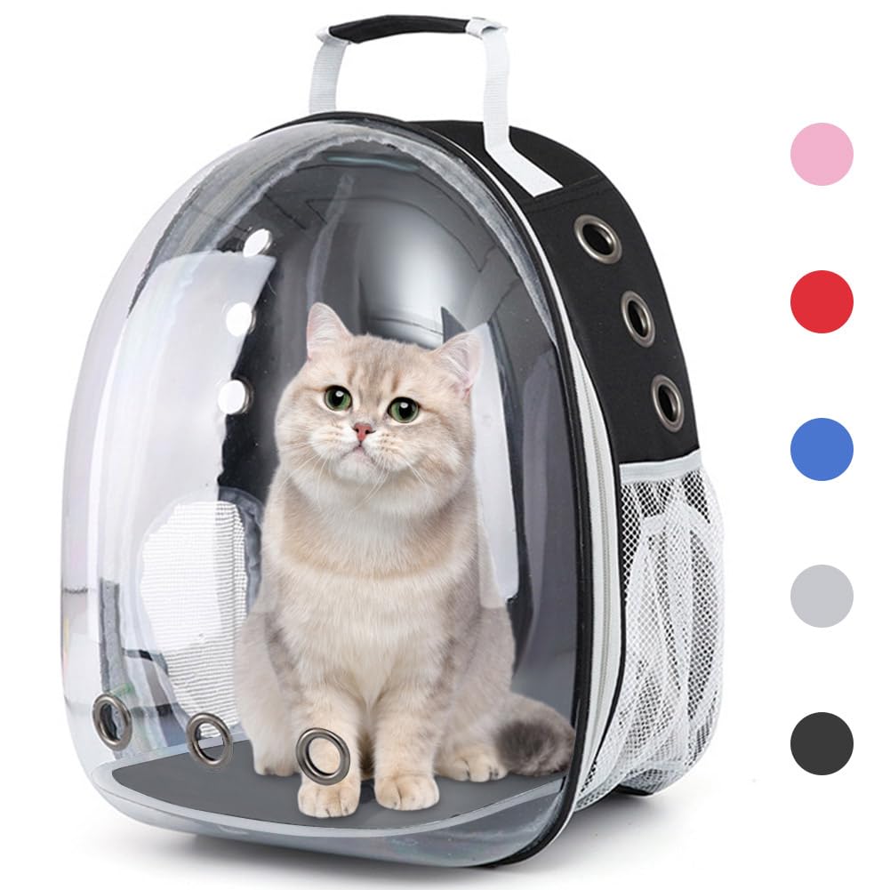 Pet Backpack Carrier with Clear Front and Harness H830