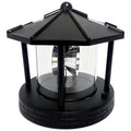 Solar Lighthouse with Rotating Beacon, LED Rotating Lighthouse Lamp, 5.7 x 5.7 x 6.9 in V3074