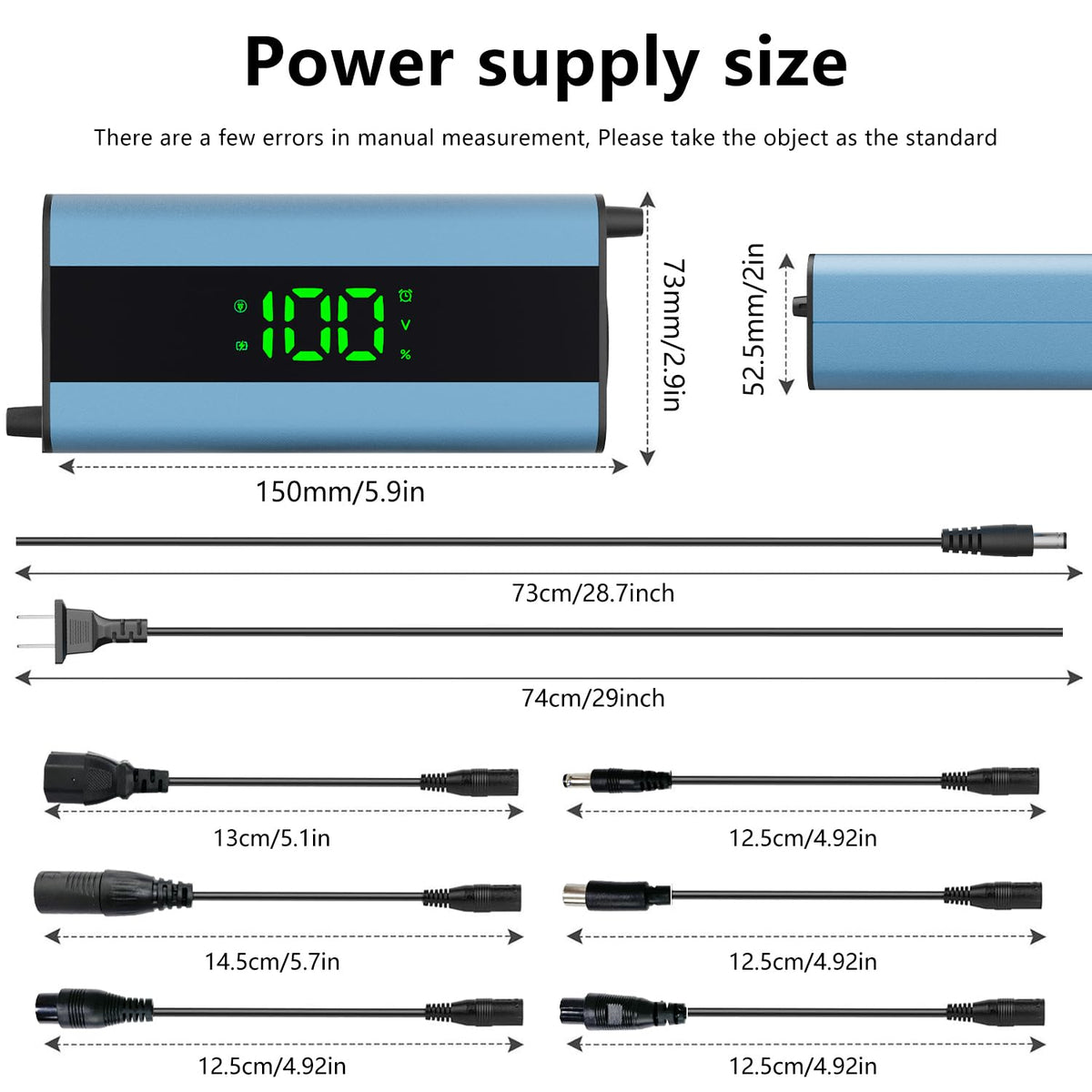 54.6V 3A Electric Scooter Charger 6 in 1 Plugs I526104