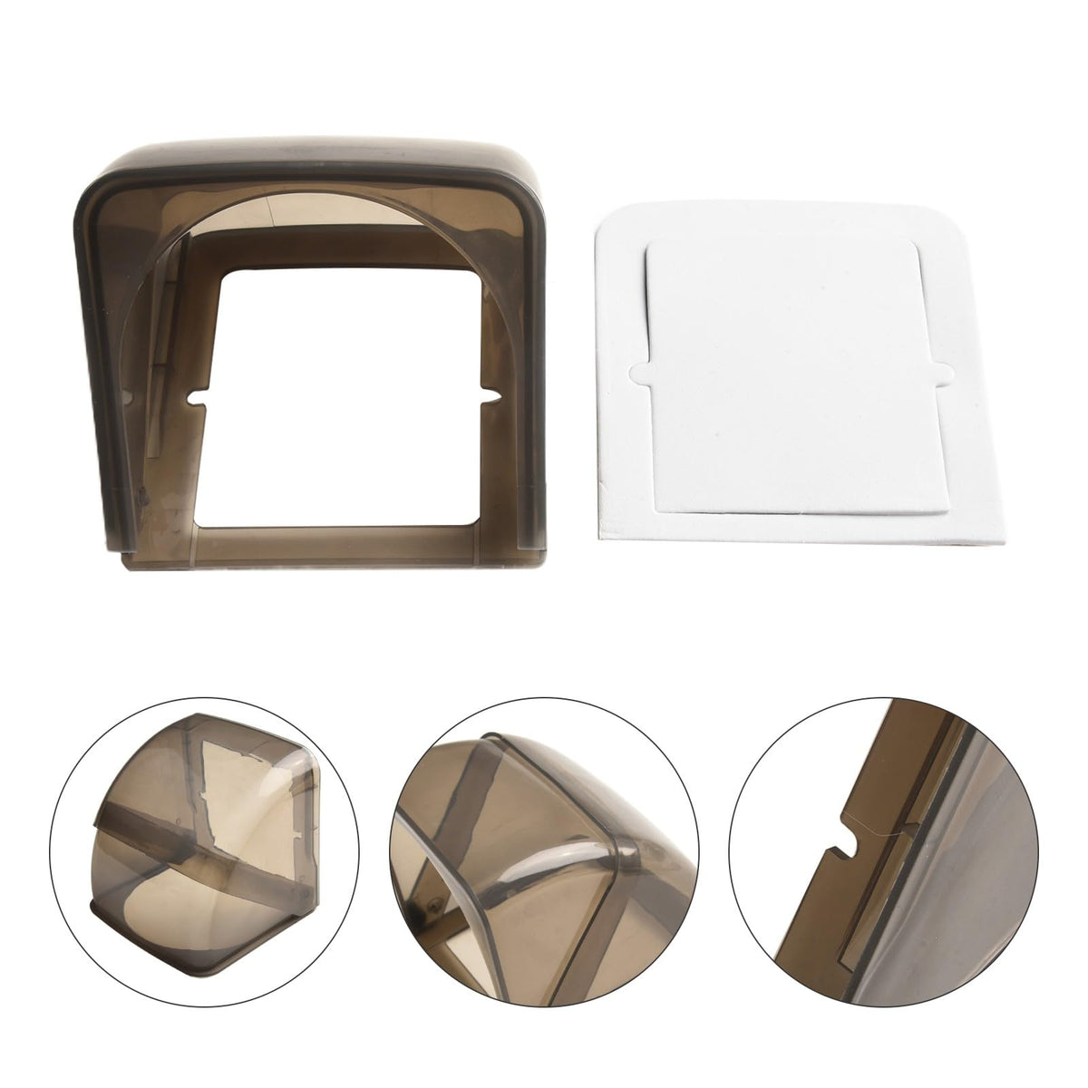 Black Rainproof Electrical Outlet Cover U194