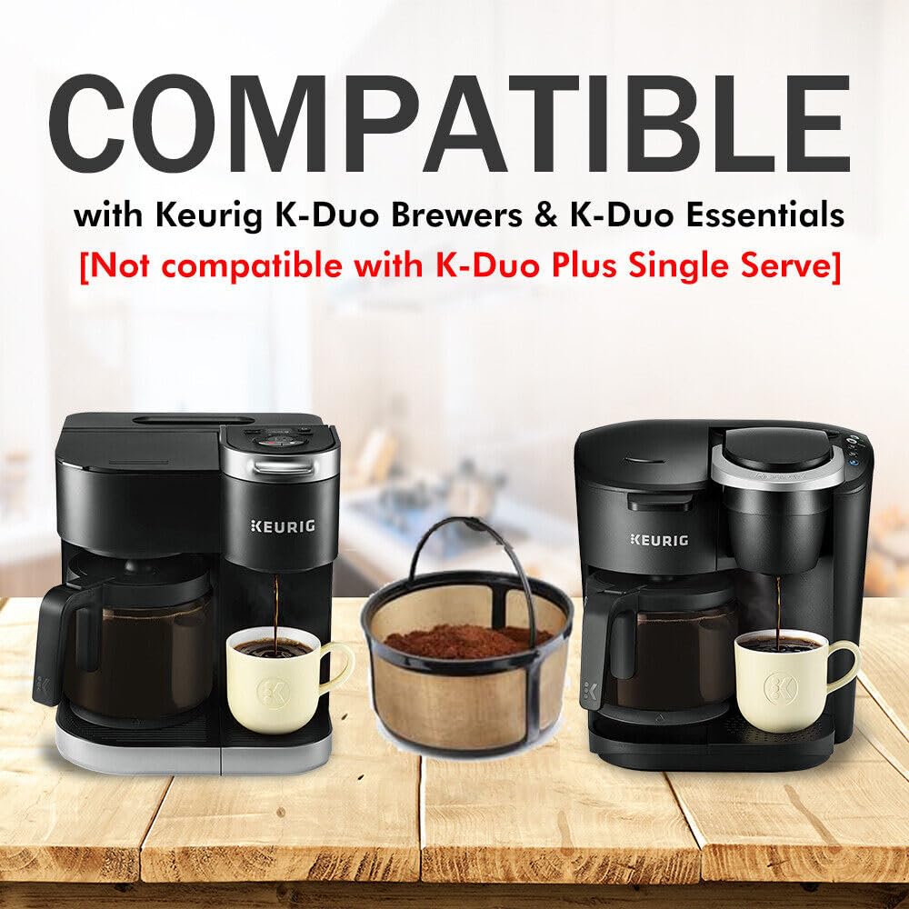 Reusable 8-12 Cup Basket Coffee Filter 2 Pack BPA Free A9986