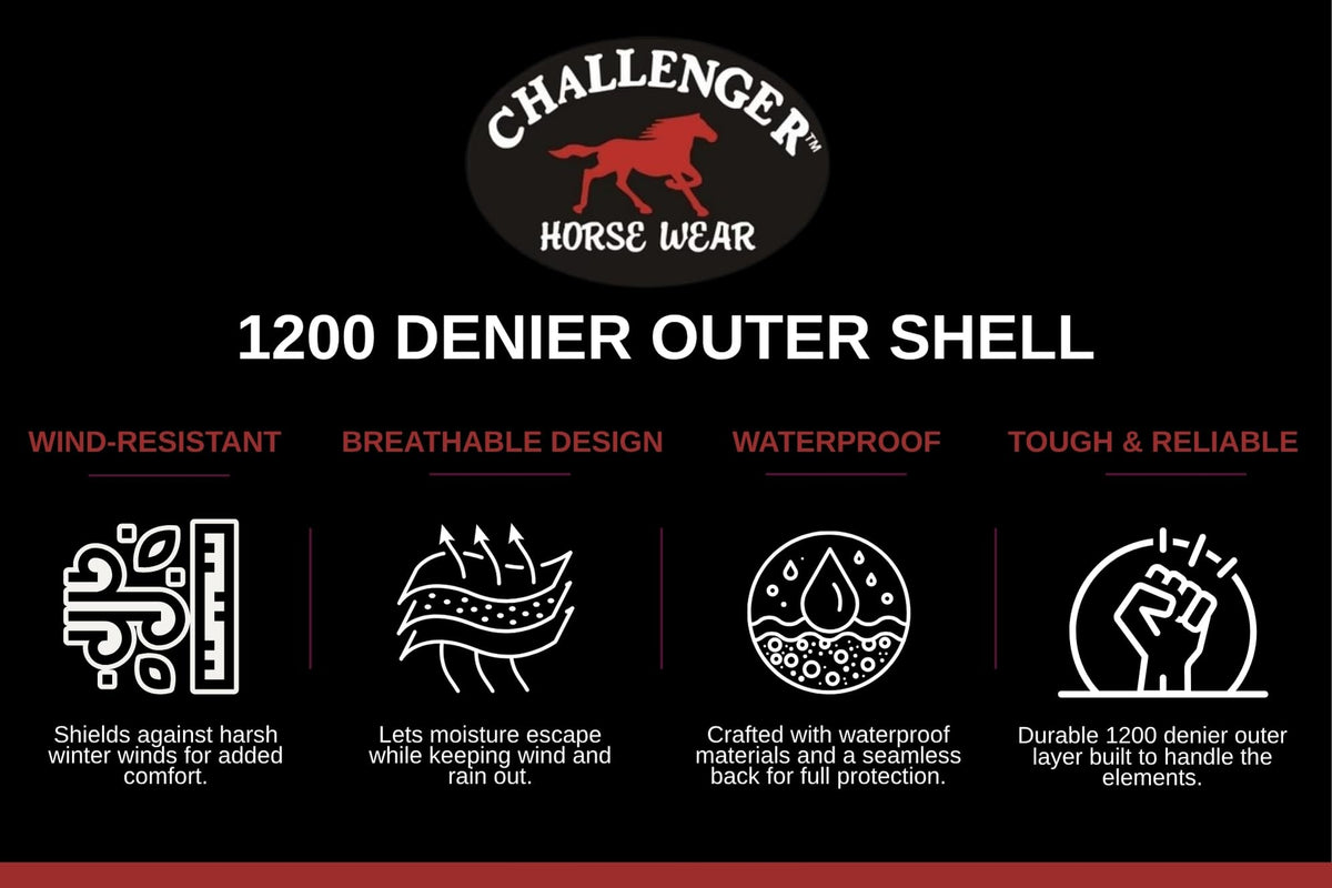 1200D Waterproof Horse Blanket O794