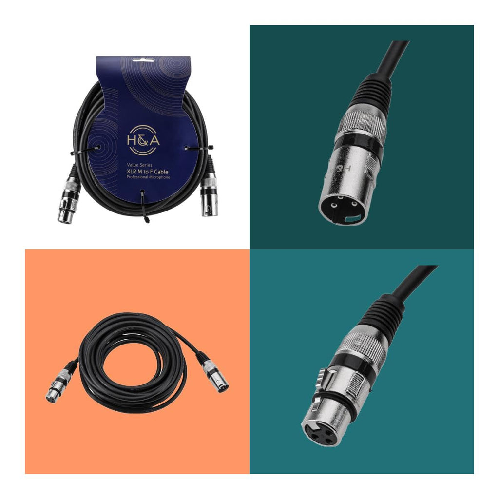 USB Audio Interface with Headphones and Microphone Cable S464608