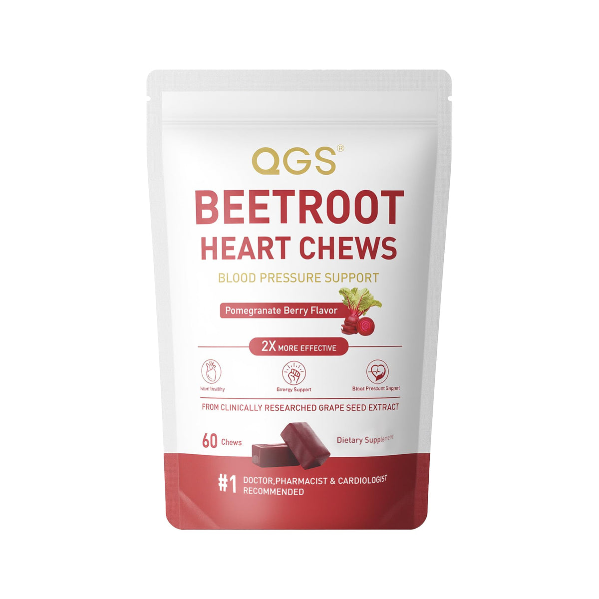 Beet Root Powder Energy Supplement, 60 Count O710
