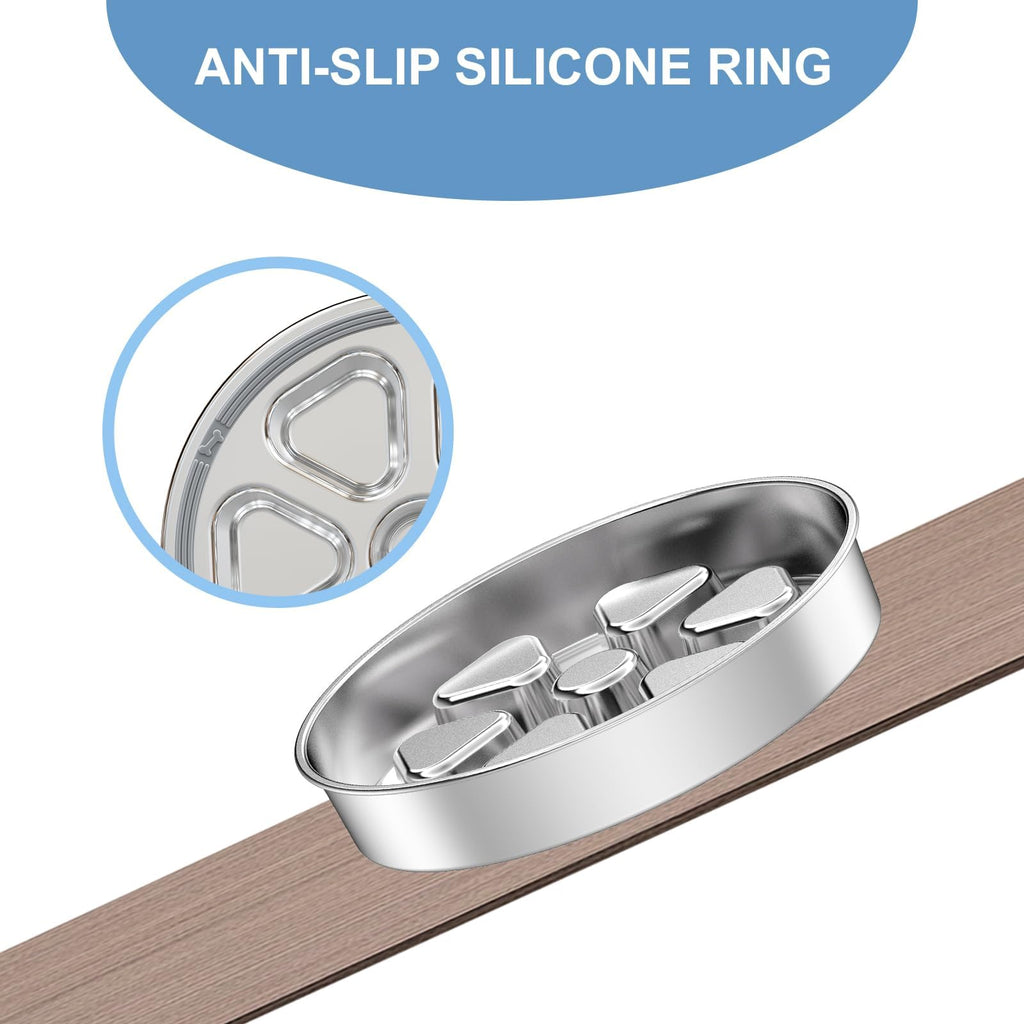 304 Stainless Steel Slow Feeder Dog Bowl P7681