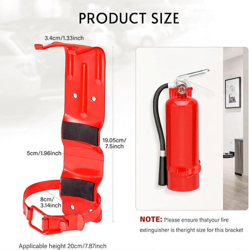2.5LB Fire Extinguisher Mount Bracket Wall Mount Q666269