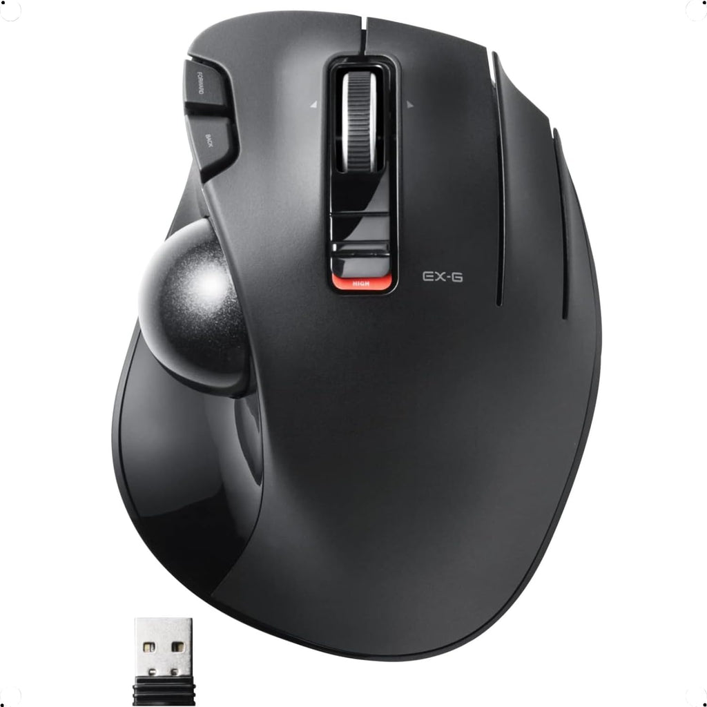 2.4GHz USB Wireless Ergonomic Trackball Mouse W15157