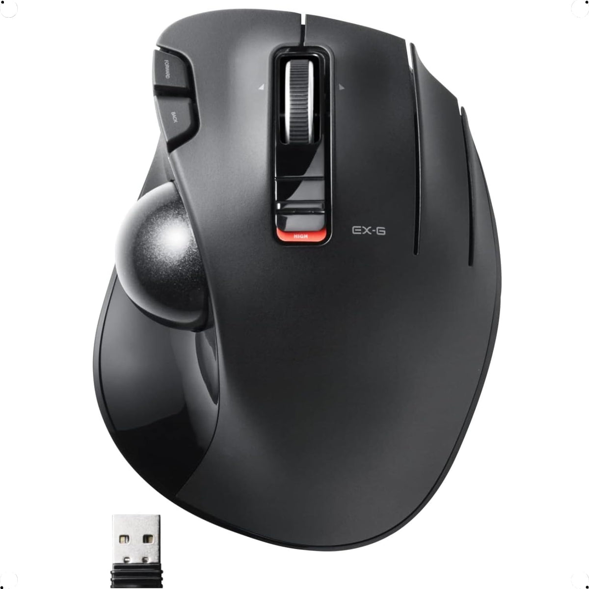 2.4GHz USB Wireless Ergonomic Trackball Mouse W15157