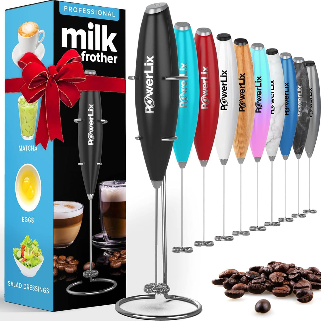 Handheld Battery Operated Electric Whisk Frother With Stand B835