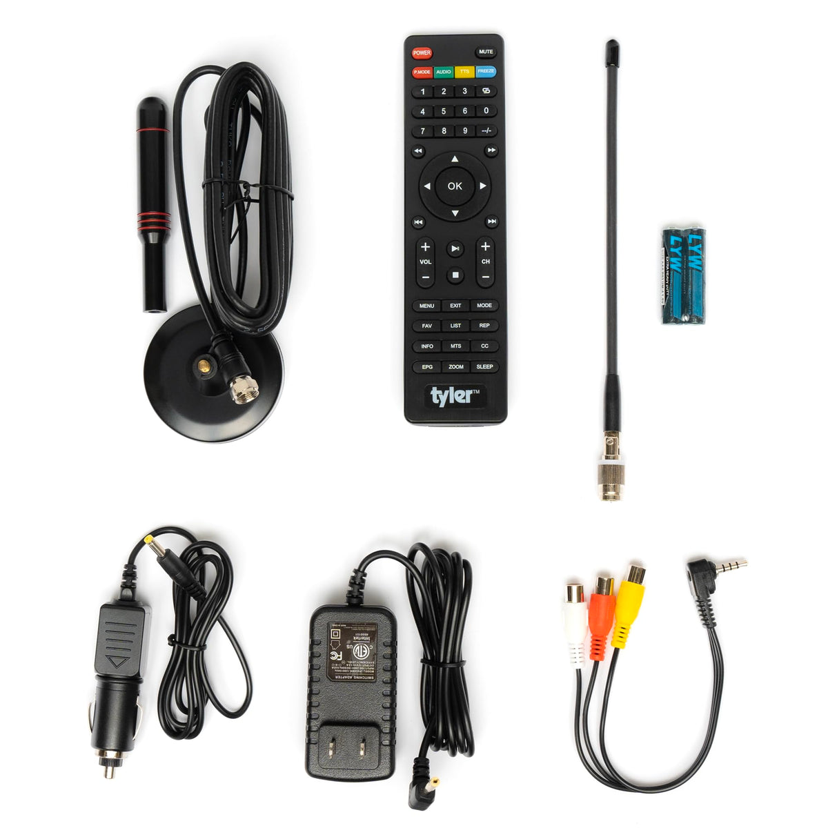 Portable TV LCD Monitor Battery Powered Wireless Capability HD-TV I387920