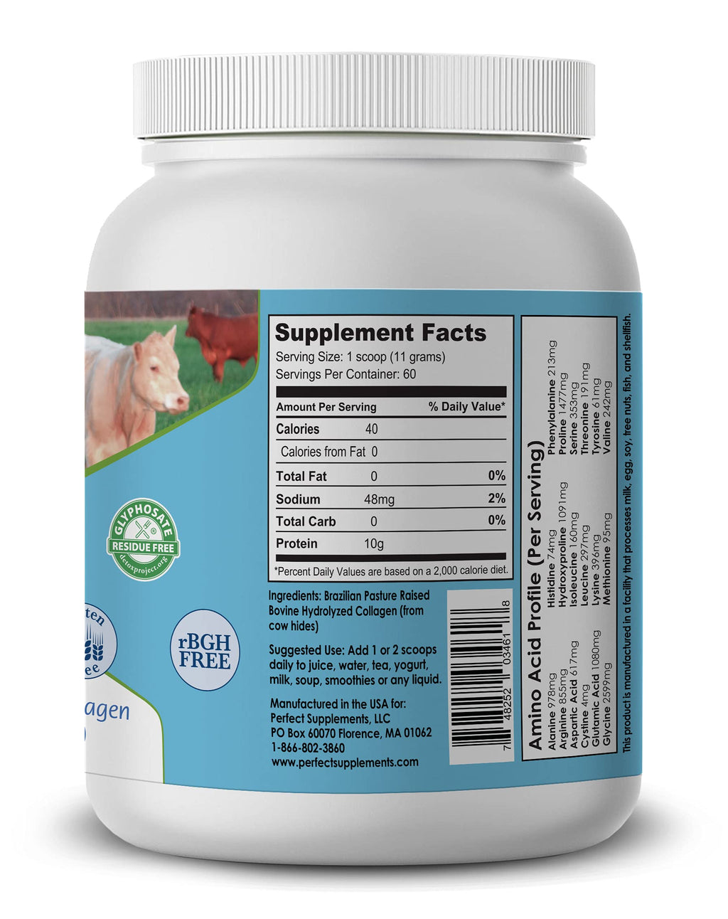 Hydrolyzed Collagen Powder 660 Grams H813394