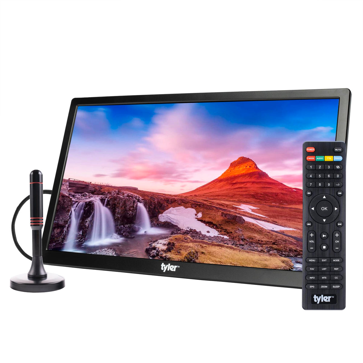 Portable TV LCD Monitor Battery Powered Wireless Capability HD-TV I387920