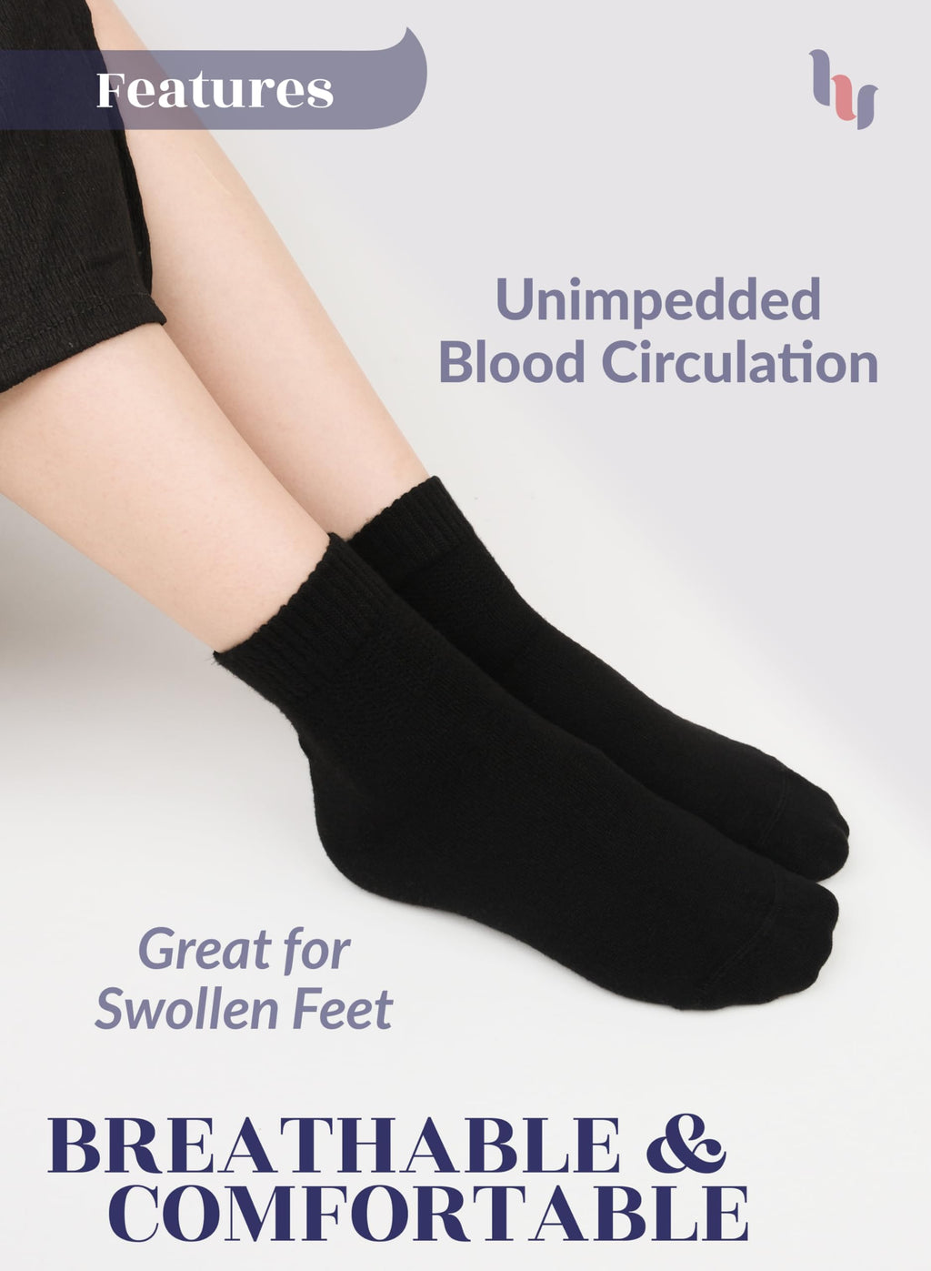 Cotton Ankle Socks Women 4-8 Pairs P725