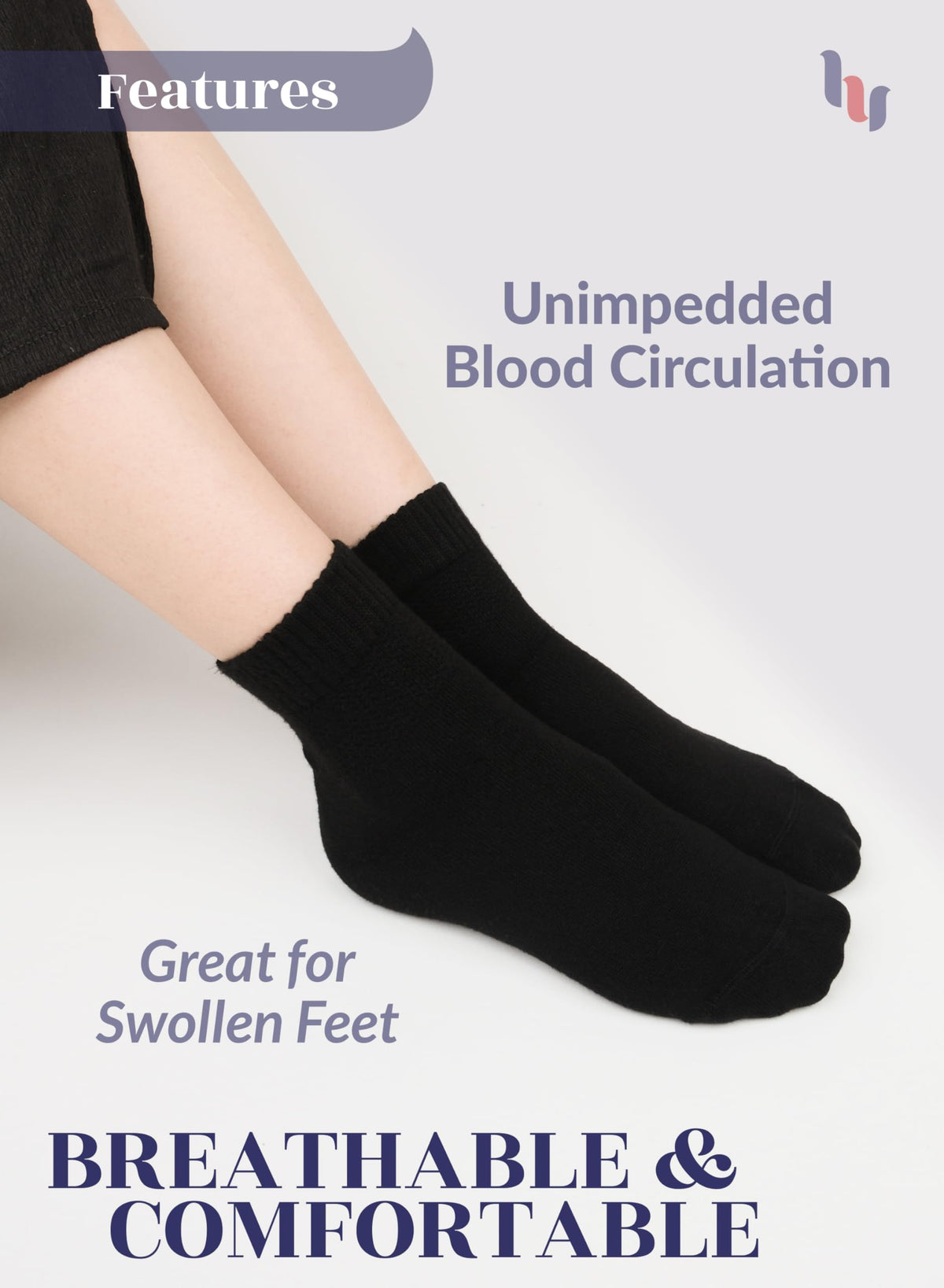 Cotton Ankle Socks Women 4-8 Pairs P725