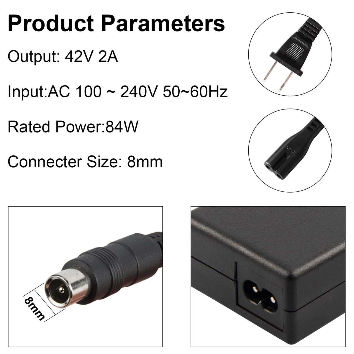 42V 2A Electric Scooter Charger G206341