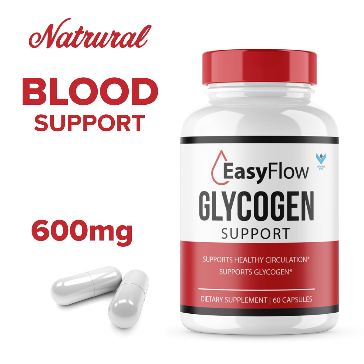 120 Capsules Glycogen Support Supplement H705988