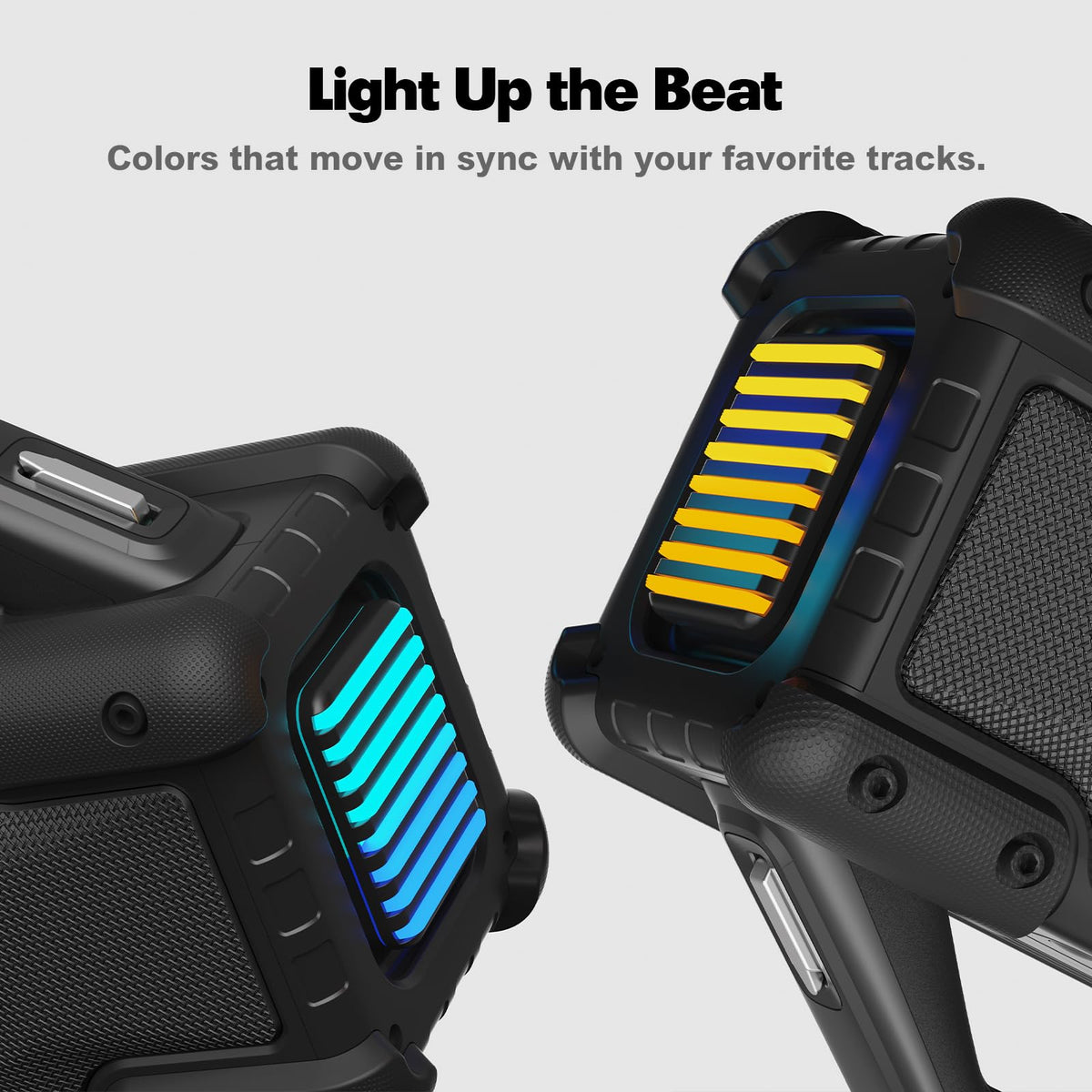 Black Portable Water Resistant Bluetooth Speaker H654
