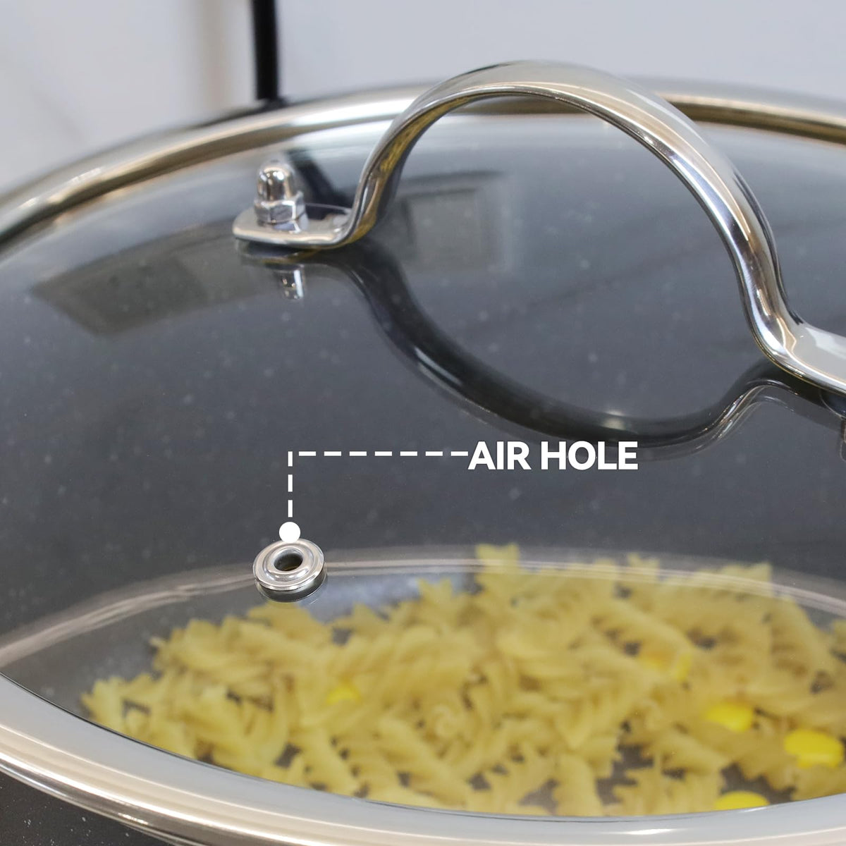 10 Inch Clear Glass Pot Lid G657641