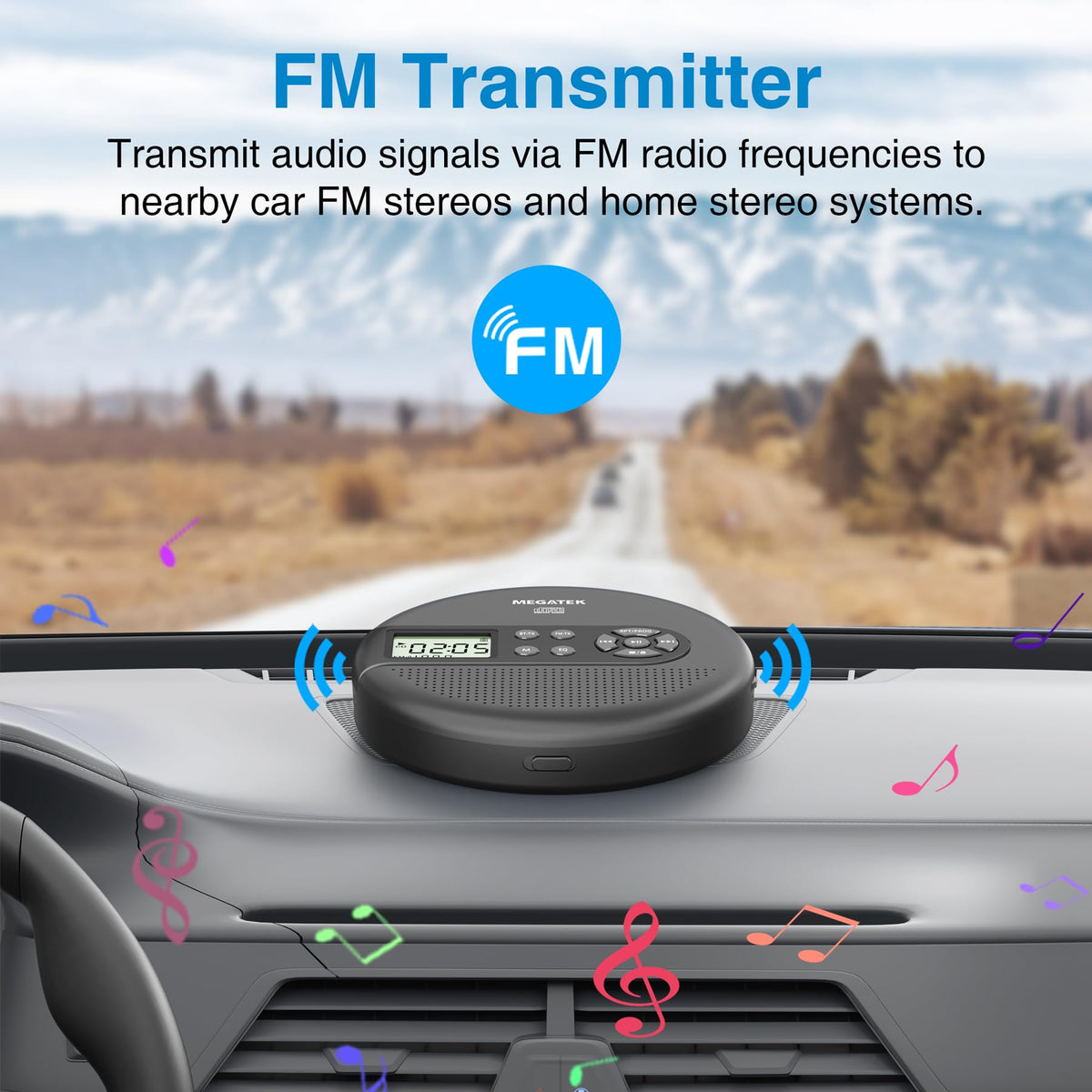 Portable CD Player with Bluetooth G986738
