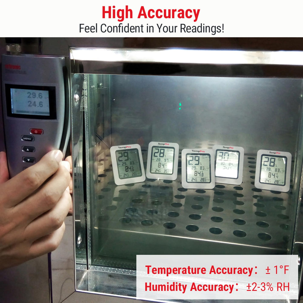 Digital Hygrometer Indoor Thermometer D2550